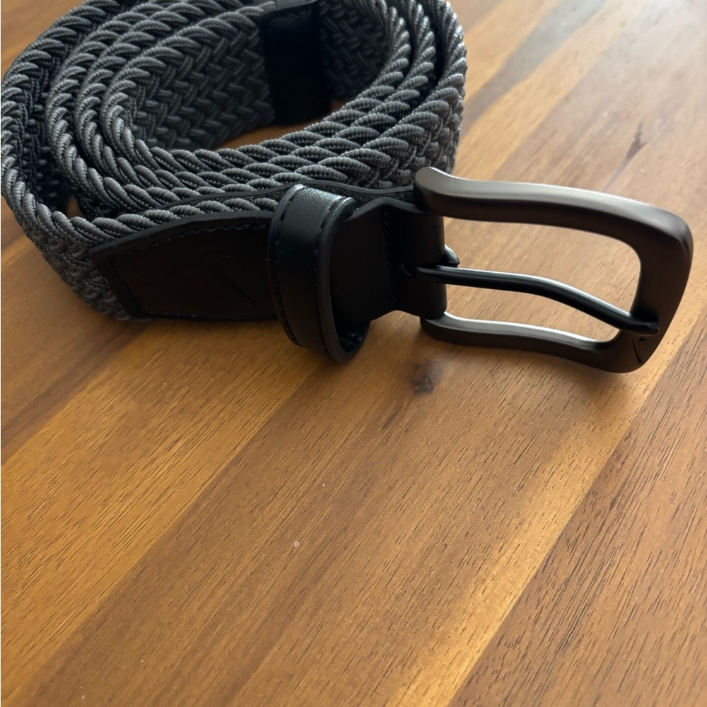 Nike Black/Grey Braided Belt Men’s